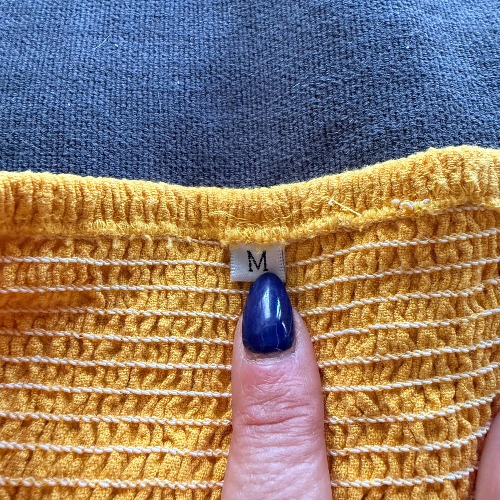 Women's Wide Palazzo Pants - Yellow - Picture 7 of 7